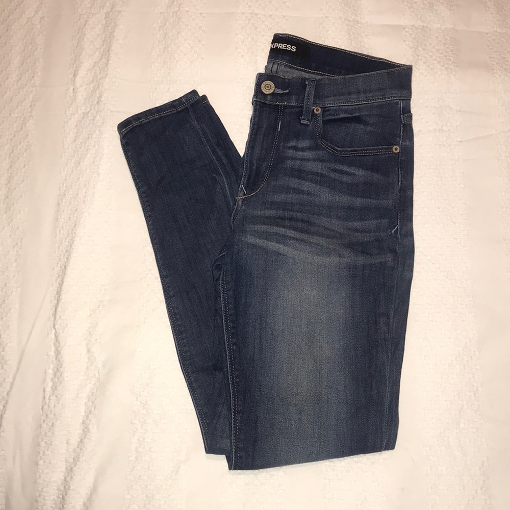Express Mid rise skinny jeans